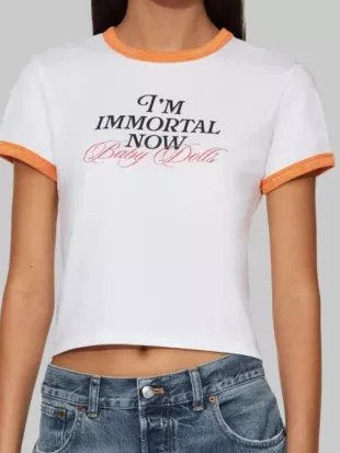 I’m Immortal Now Baby Dolls Baby T-Shirt