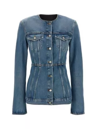 The Voice S28 Kelsea Ballerini Denim Collarless Jacket