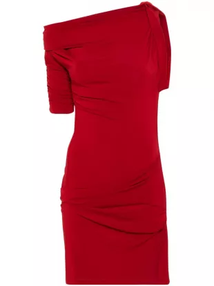 Red Les Rayures La Mini Robe Drapeado'Minidress