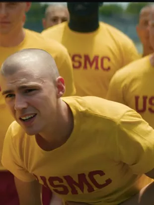 Boots Miles Heizer USMC Yellow T-Shirt