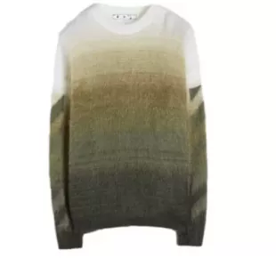 Diagonal Brushed Sweater