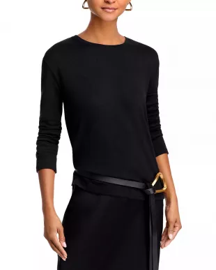 Black The Knit Long Sleeve T Shirt