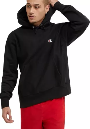 C Logo Reverse Weave Hoodie