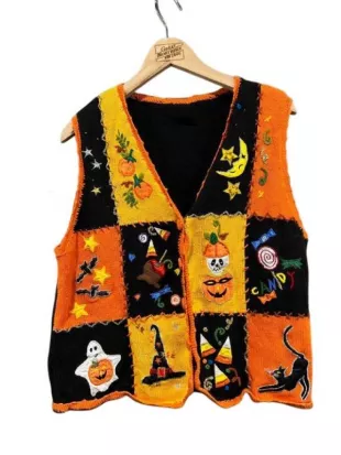 Haul Out the Halloween Lacey Chabert Knit Vest