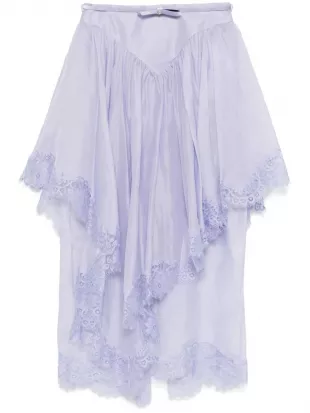 Crush Lace Midi Skirt
