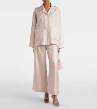 Pink/White Pajamas Set