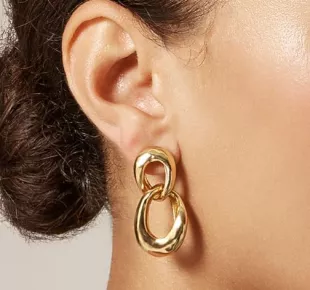 Chainlink Drop Earrings
