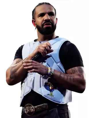 Wireless Festival Drake Blue Vest