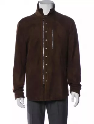 Suede Zip Jacket