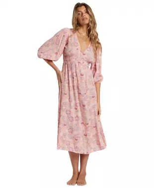 Paradise Sky Midi Dress