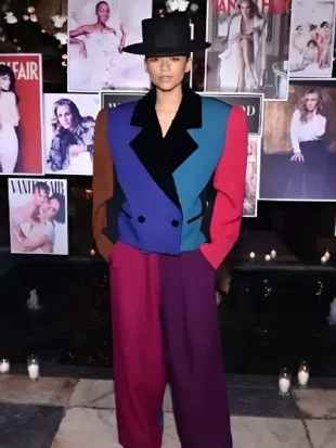 Marc Jacobs x Zendaya Vanity Fair Multi-Color Suit