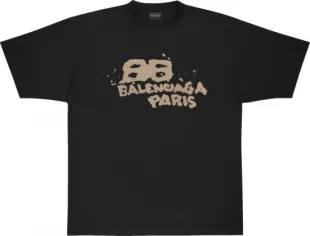 Black Bleached BB T Shirt