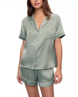 Inez Washable Silk Short Pajama Set