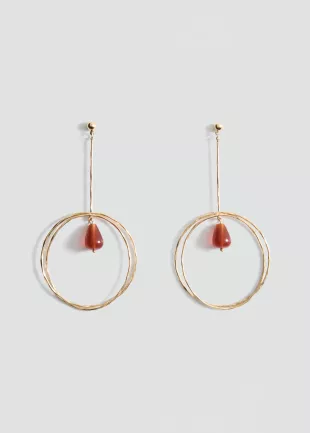 Hanging Hoop Earrings