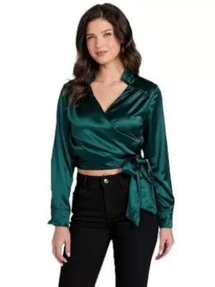 Marina Satin Tie Top