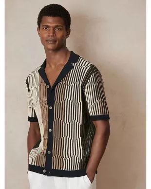 Andre Stripe Camp Shirt