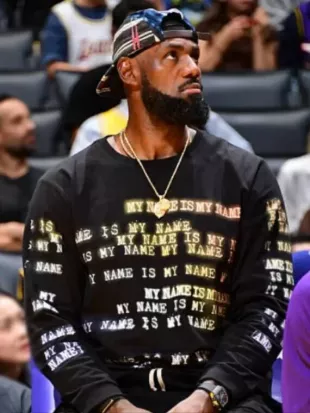LeBron James Los Angeles Lakers Preseason 2025 Printed Sweatshirt