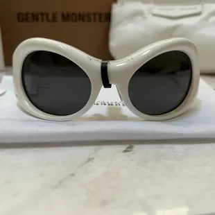 x Gentle Monster White Oversized Sunglasses
