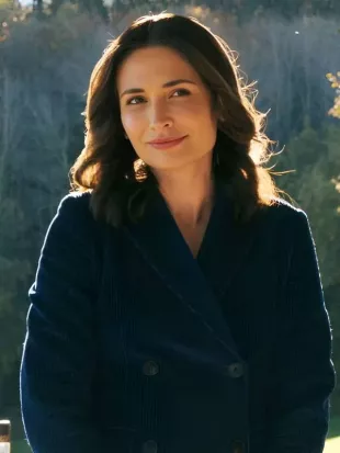 Pluribus 2025 Karolina Wydra Blue Corduroy Blazer