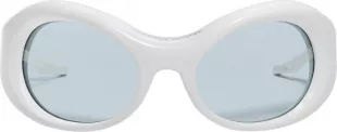 x Gentle Monster White Oversized Sunglasses