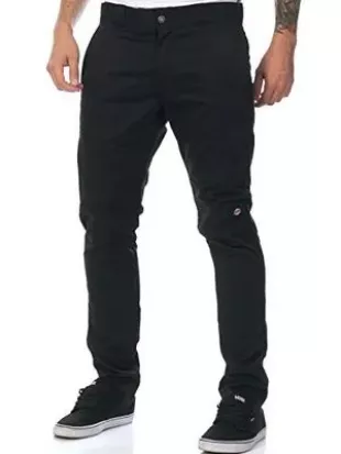 Black Double Knee Pants