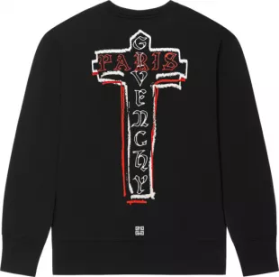 Black Cross Logo Sweatshirt