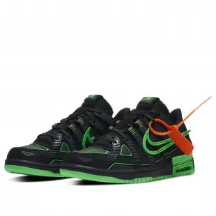 Air Rubber Dunk x Off White Green Strike