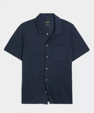 Linen-Cotton Polo