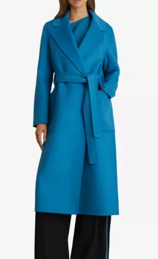 Lucia Coat in Blue