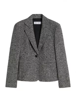 Max Mara Feminine Wool and Silk Blazer
