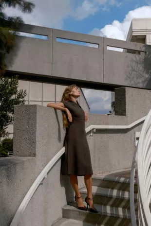 Knit Midi Dress