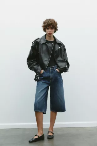 Faux Leather Jacket