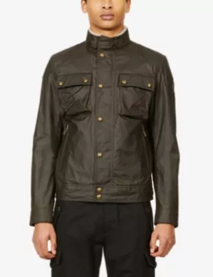 Racemaster Funnel-Neck Waxed Cotton Jacket