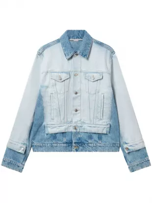 Two-Tone Denim Jacket