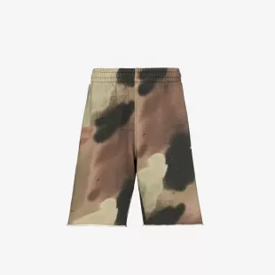Brown Camo Stencil Arrows Shorts
