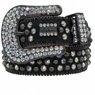 Black Embellished Lavasan Belt