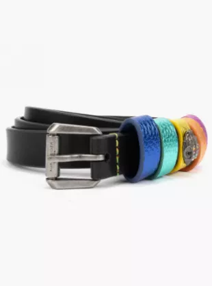 Rainbow Keeper Leather Belt