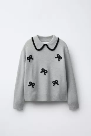 Bows Knit Sweater