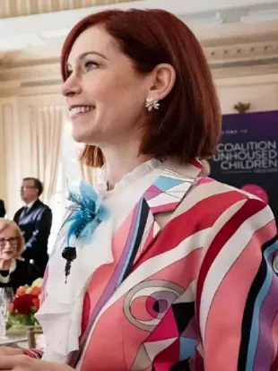 Elsbeth S03 Carrie Preston Abstract Print Blazer