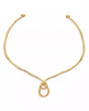 Twisted Open Collar Necklace
