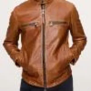Leather Zip Jacket