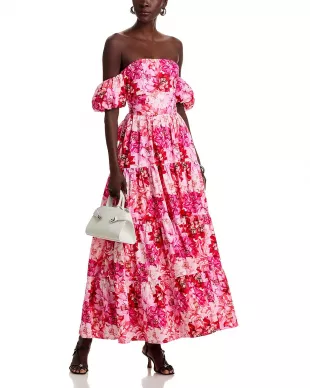 Off-the-Shoulder Maxi Dress