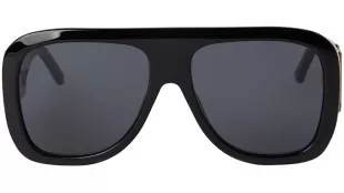 Black Side Logo Sonoma Shield Sunglasses