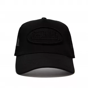 Triple Black Trucker Hat