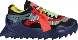 Navy & Red ODSY 1000 Sneakers