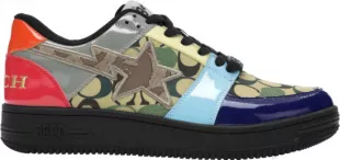 Bapesta x Coach Multi Camo