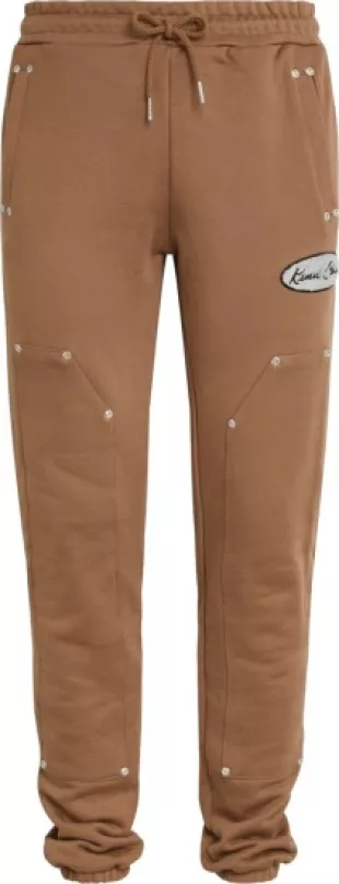 Brown Carpenter Panel Sweatpants
