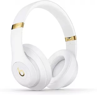 White & Gold Beats Studio3 Headphones