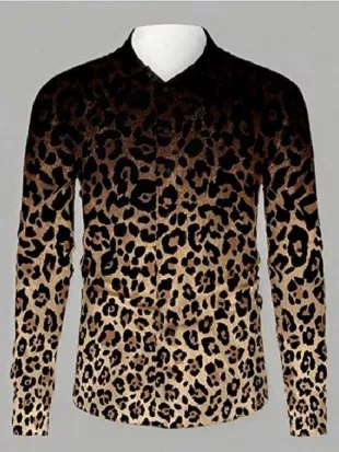 The Voice 2025 Teo Rambel Leopard Printed Shirt