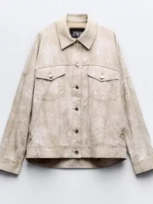The Voice S28 Jerrell Melton Beige Denim Jacket